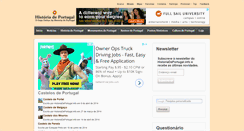 Desktop Screenshot of historiadeportugal.info